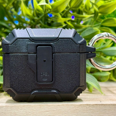 COVER PREMIUM HARD CASE NEGRO AIRPODS 4 GEN